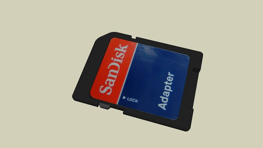 MicroSC to SD Sandisc Adapter
