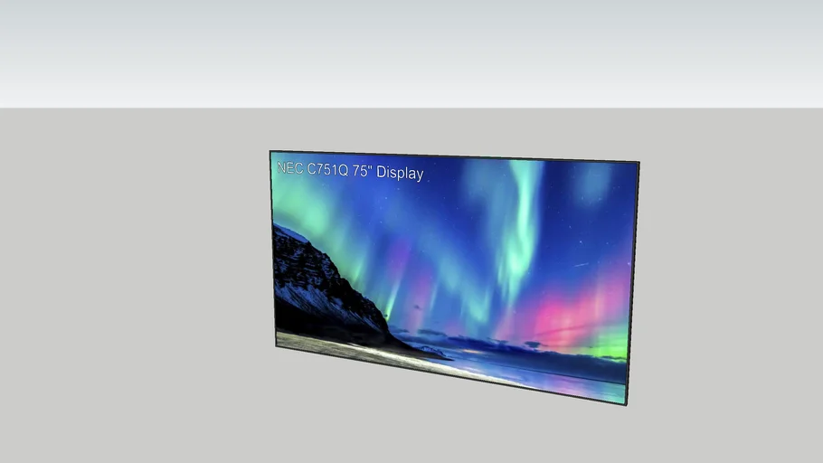 NEC C751Q 75" UHD LCD Display