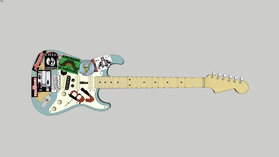 2011 Green Day Billie Joe Armstrong Blue