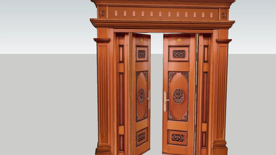 cửa gỗ 2 cánh # doors