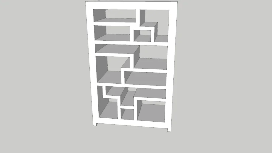 Abstract Book rack | 3D Warehouse