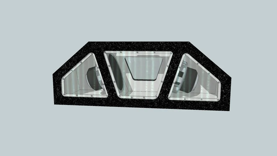 2012 Hyundai Sonata custom Sub Enclosure (Dual-Sealed)