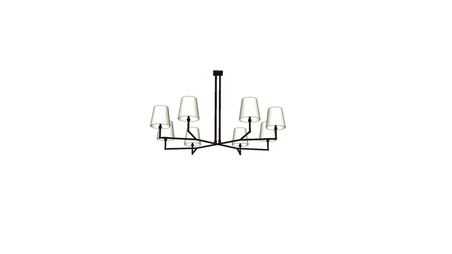 RH Wright Round Chandelier