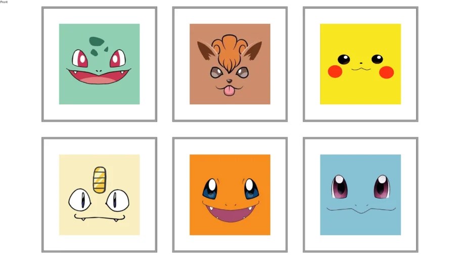 Quadros Pokemon