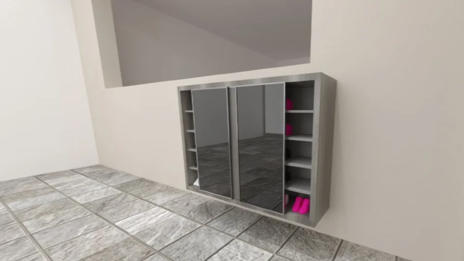 MODERN SHOE RACK VRAY READY. | 3D Warehouse