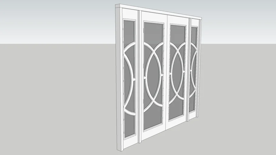 Pintu double 2 bukaan 160cm
