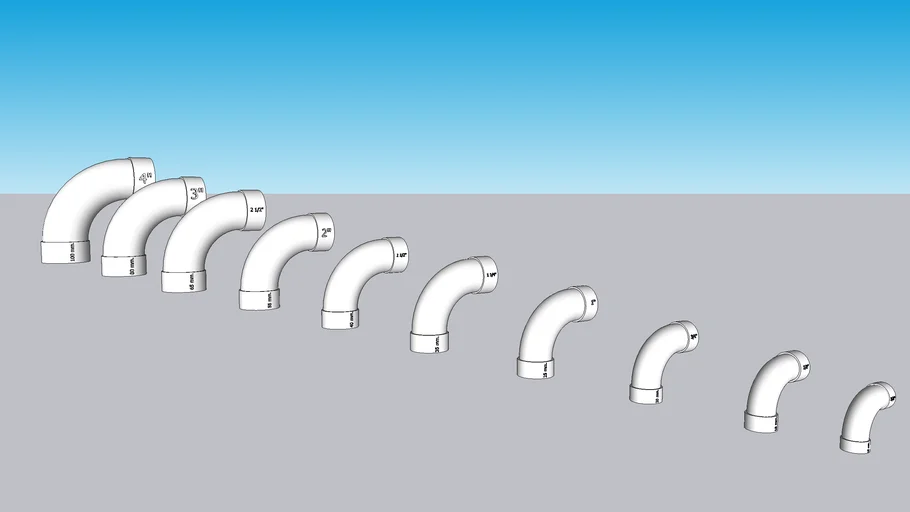 90 degree Electrical PVC fittings