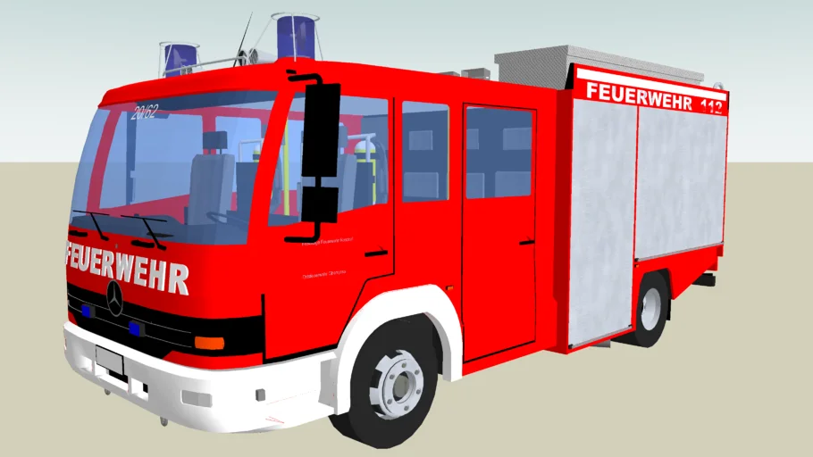 Mercedes Benz ATEGO Feuerwehr Löschgruppenfahrzeug LF8