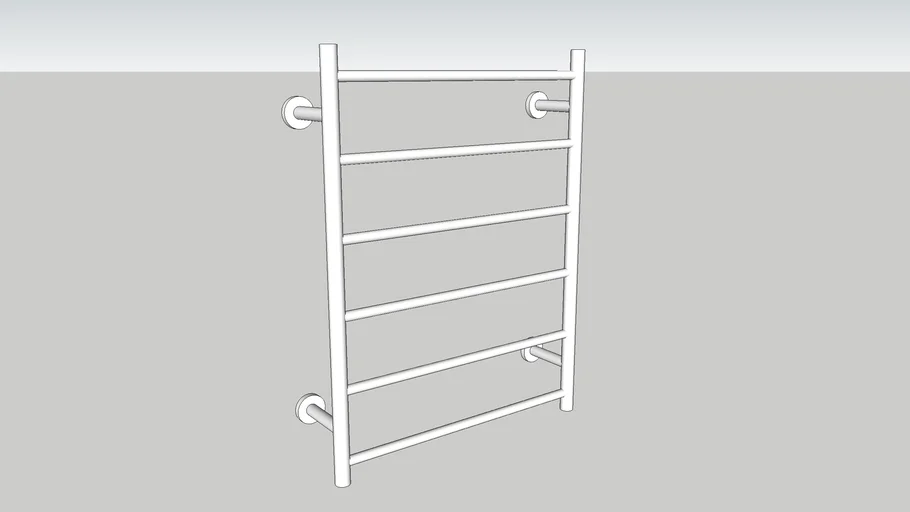 6Bar Heated Towel Rail