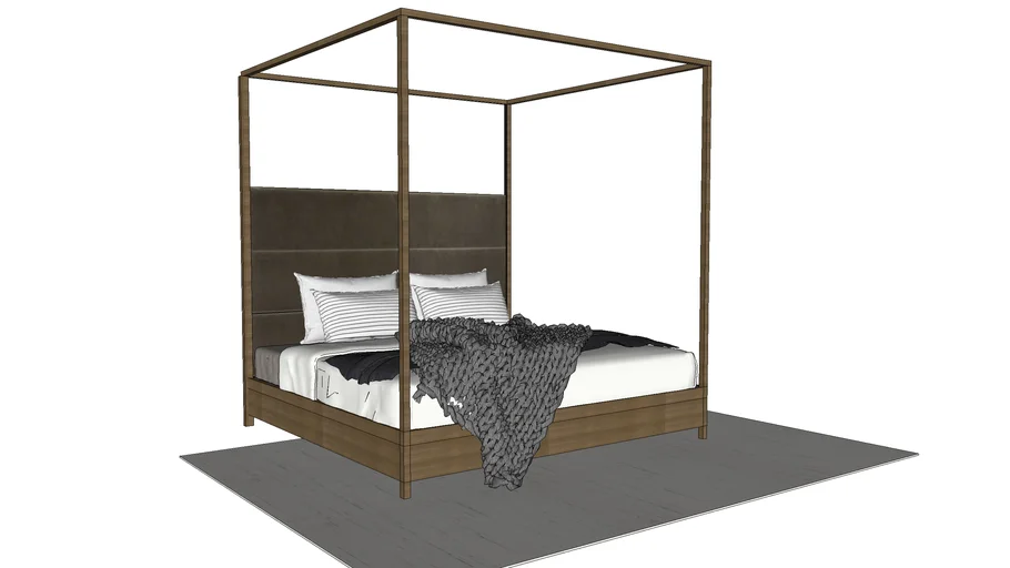 HARLOW KING CANOPY BED