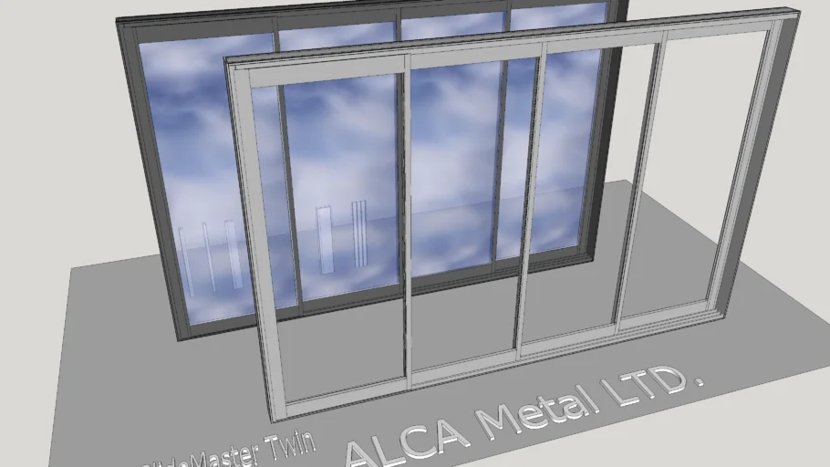Albert Genau SlideMaster Twin Isicamli surme cam sistemi sliding glass door 