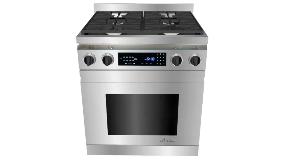 Distinctive 30" Dual-Fuel Range