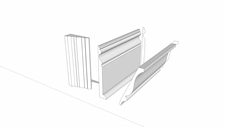 CASING BASEBOARD CROWN MOLDING
