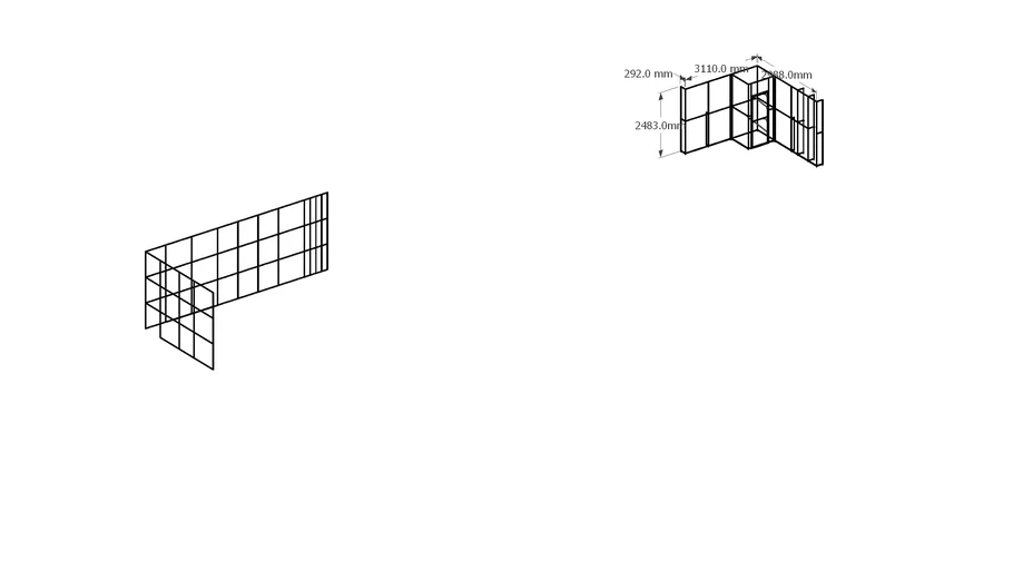 2 Sided Fabroc Stand