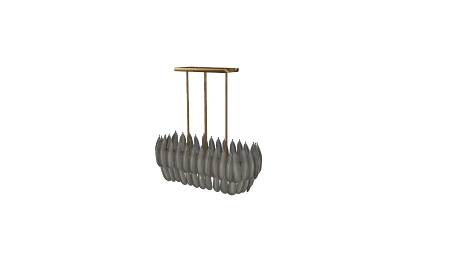 58059 Pendant Lamp Feather Glow 95cm