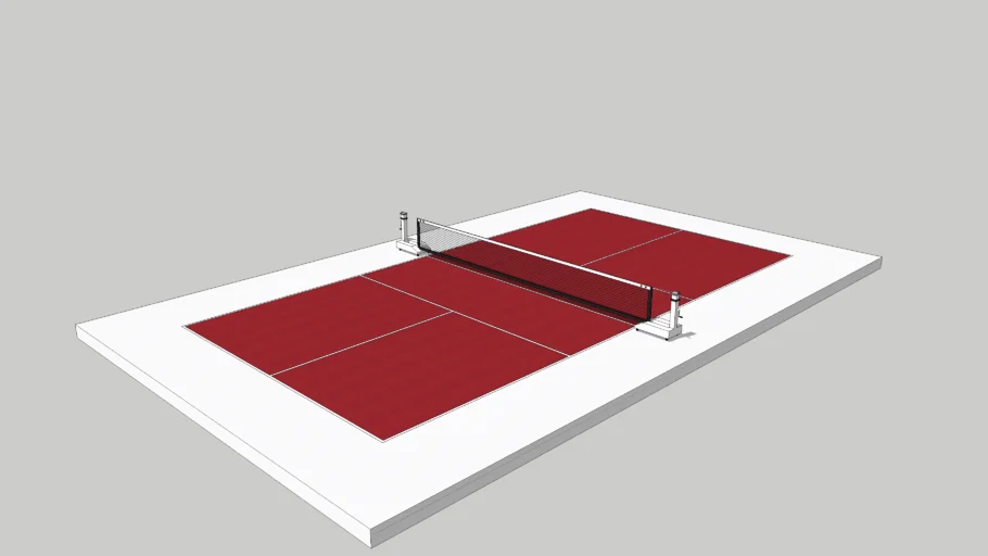 Pickleball Bright red