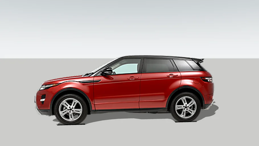 land rover evoq 2D faceme lowpoly photo realistic | 3D Warehouse