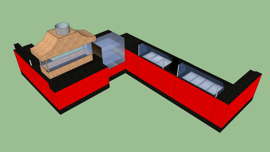 Restaurant Counter Design