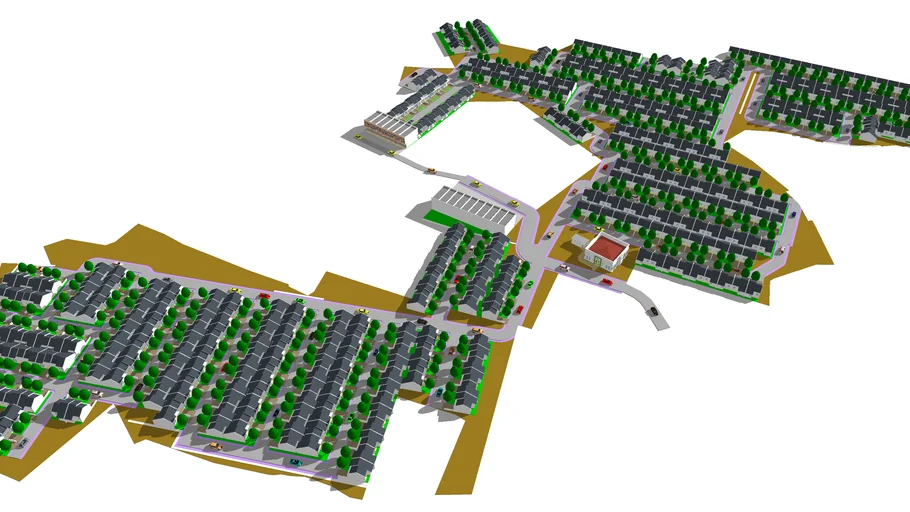 Desain Site Plan Perumahan