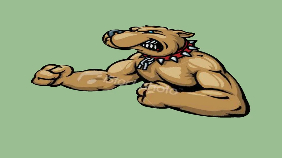 caricatura pitbull