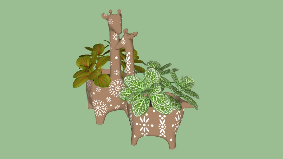 DECOR - Infantil - Cachepot Girafa