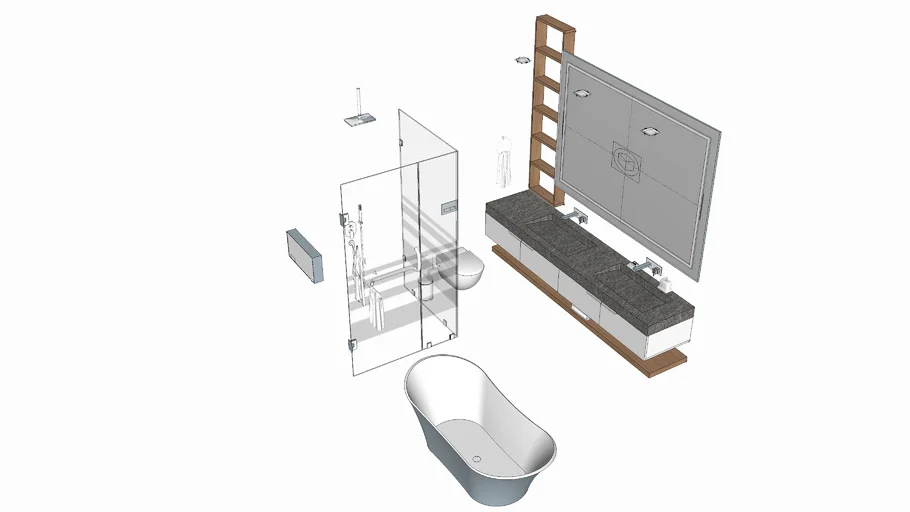 Baño principal Mobiliario