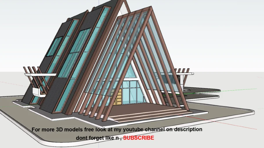 a frame house, cabin house, wooden home, modern house, home, cottage, villa