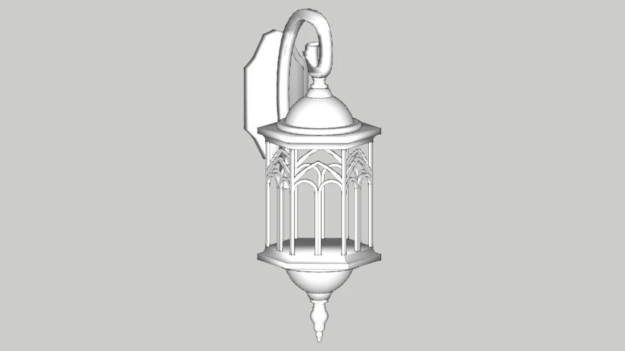 Outdoor wall lamp