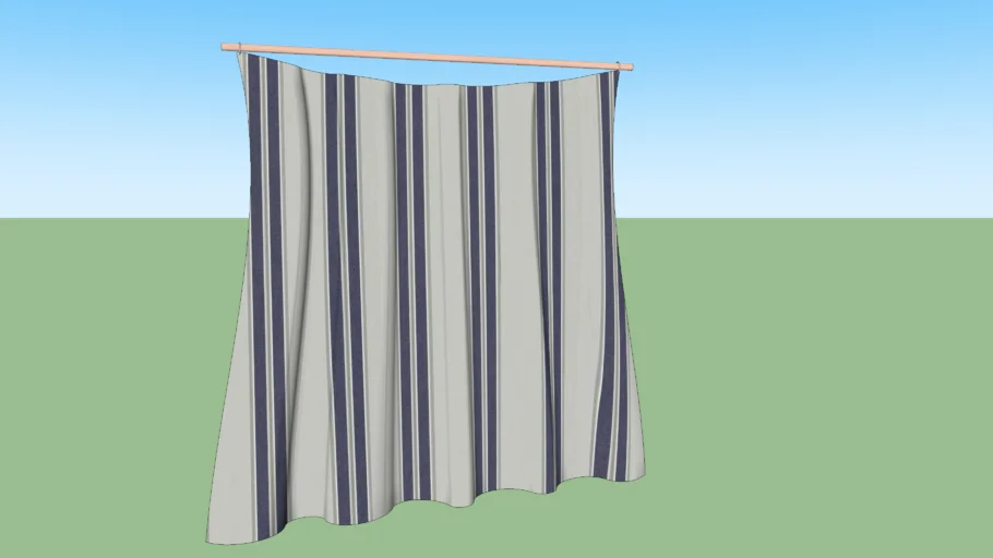 windy curtain