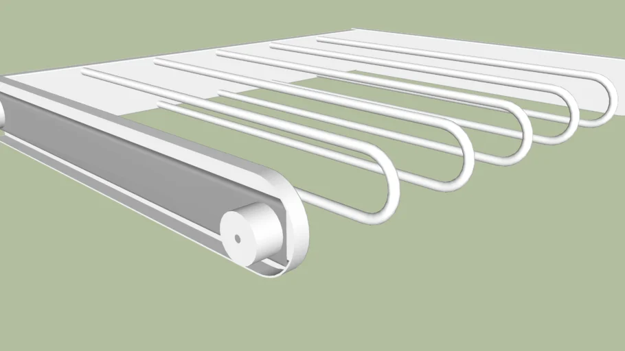 KOMPLEMENT pull-out trousers hanger 43x34.4x5 cm in white