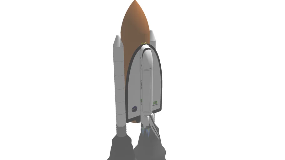 Ônibus Cronoz em Lançamento (Space Shuttle Launch) | 3D Warehouse