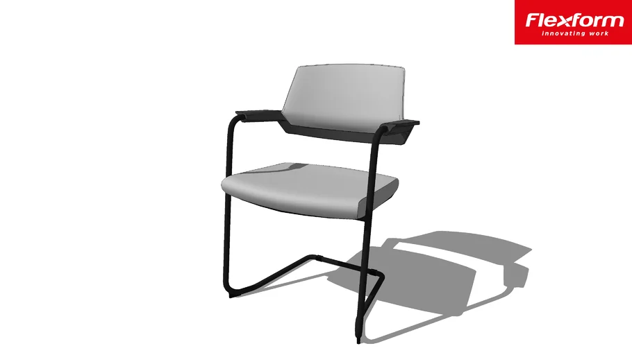 Flexform - Matrix - 07117 - Cadeira fixa