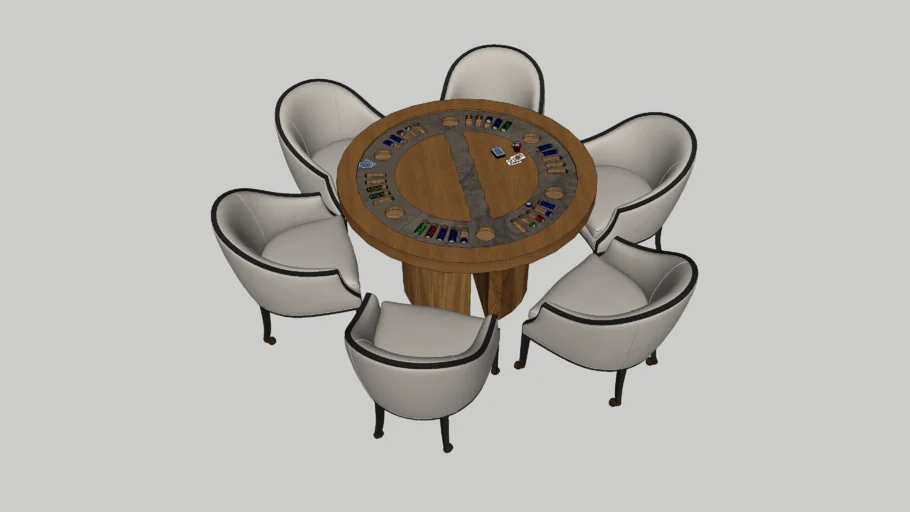 Poker Table | 3D Warehouse