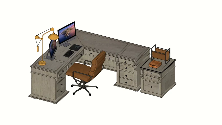 L SHAPED DESK