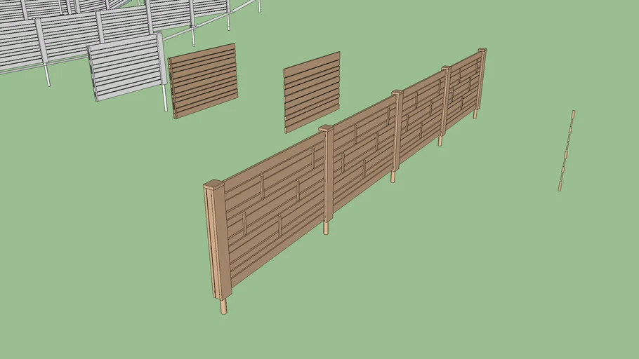 Wood Fence anti-termite