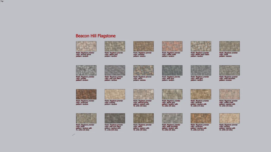 Unilock Beacon Hill Flagstone | 3D Warehouse