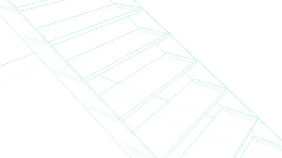 Stair 1 / Minimal metallic stairs  / Bricks open library
