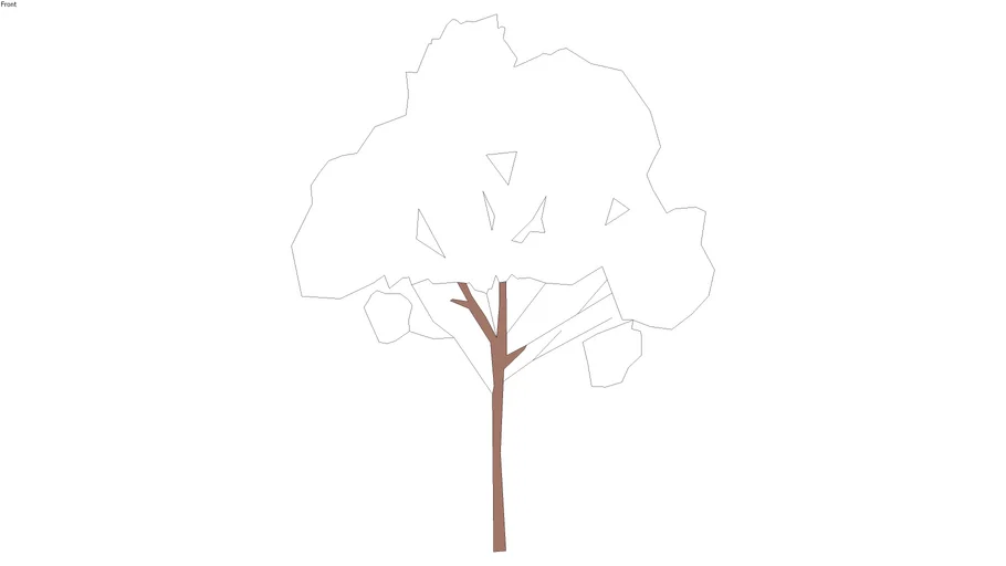 Plants_Trees-2D_Sketch-Tree8 by SketchUp revised by Katya