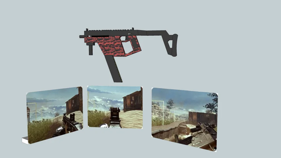 Vector Red tiger camo | 3D Warehouse
