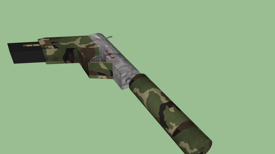 Silenced Pistol | 3D Warehouse