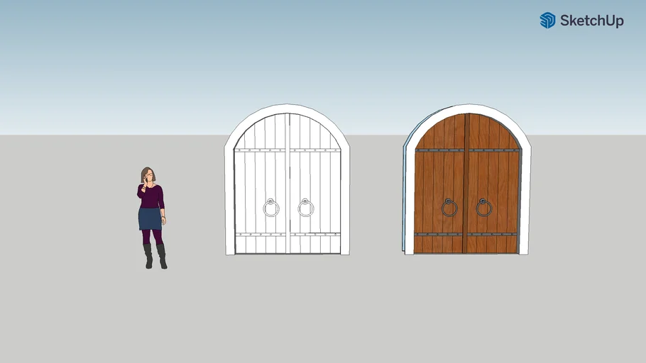 Garden Gate Castle Door