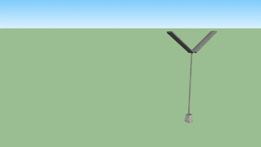 Modern street lamp set