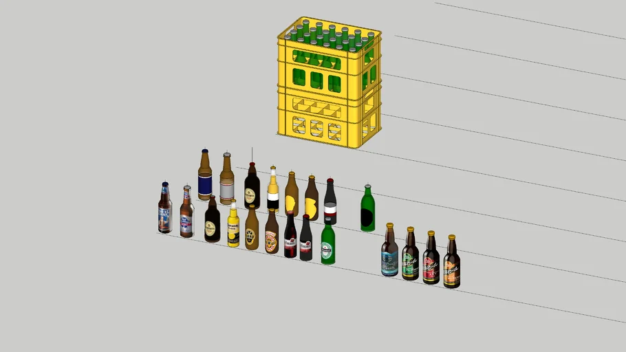 Alcohol drink bottles - Beer