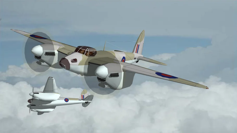 18 De Havilland Mosquito BXVI | 3D Warehouse