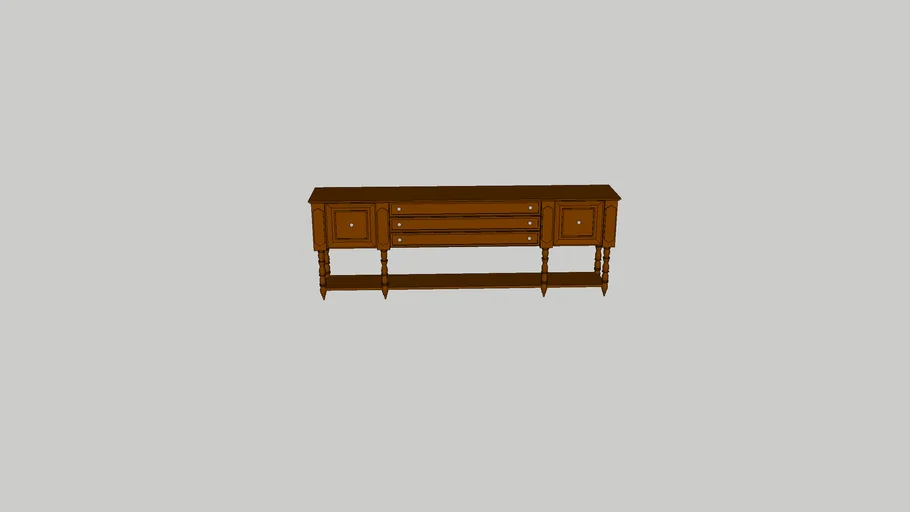 ANTIQUE CONSOLE