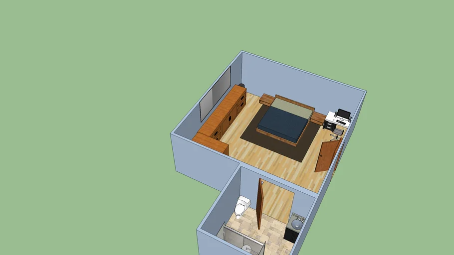 Master Bedroom With bathroom