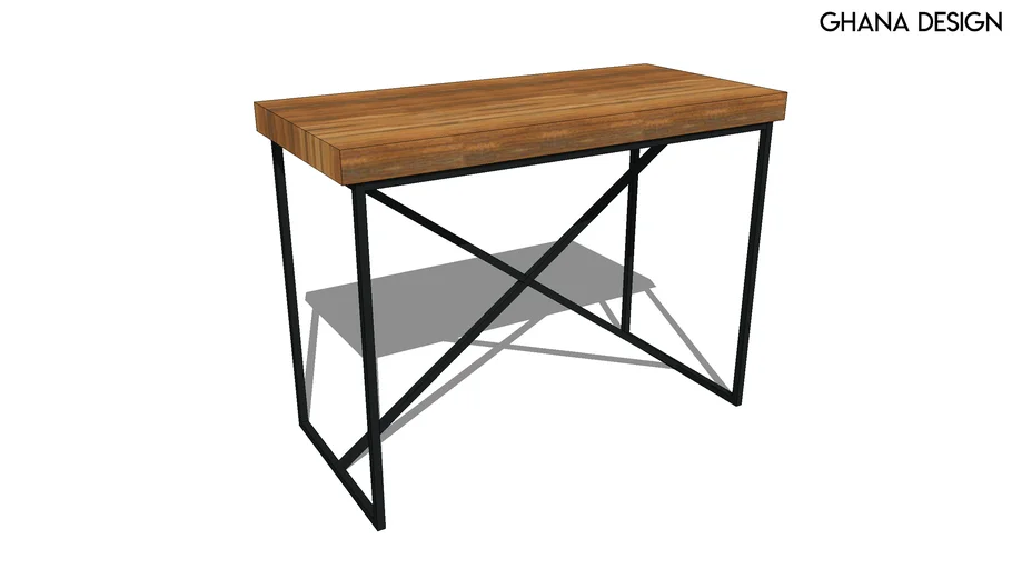 Virtual Staging - Industrial tall bar table