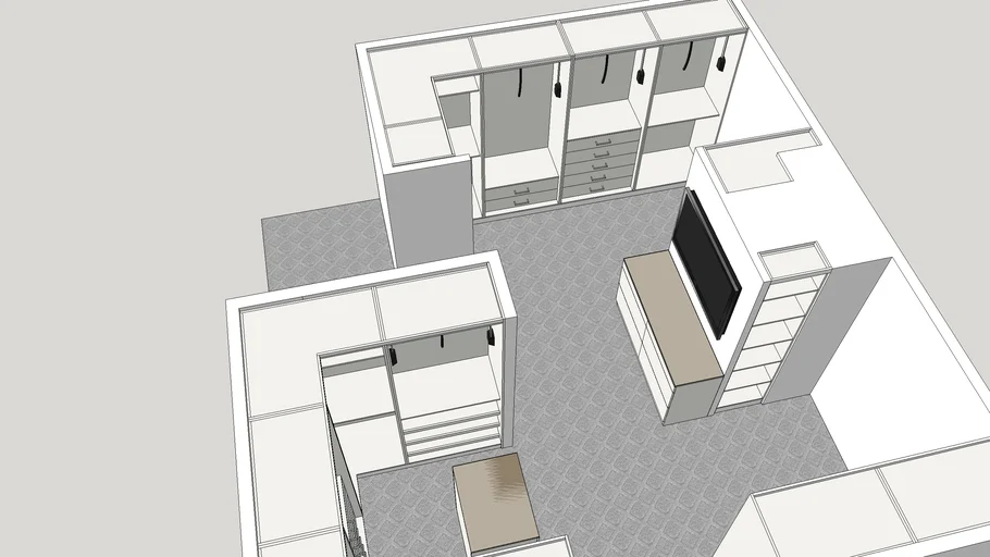 Walk-in wardrobe