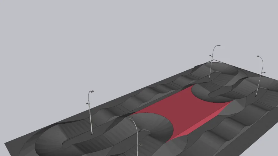 Pumptrack de concreto