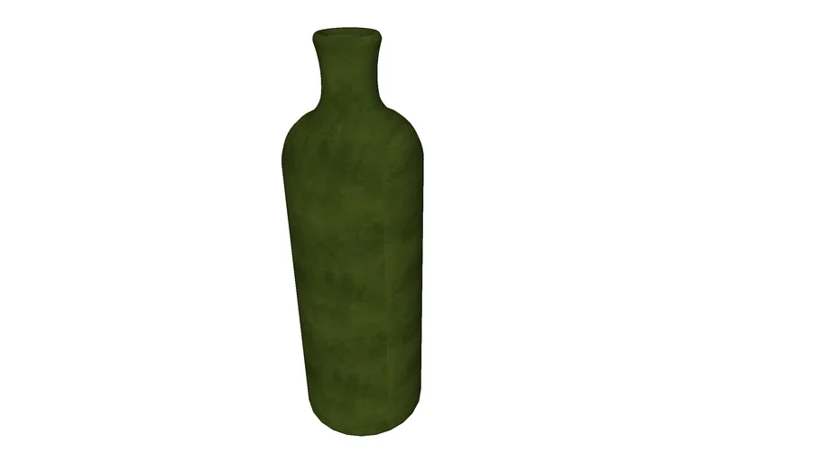 Ceramic Vase Motlled Green